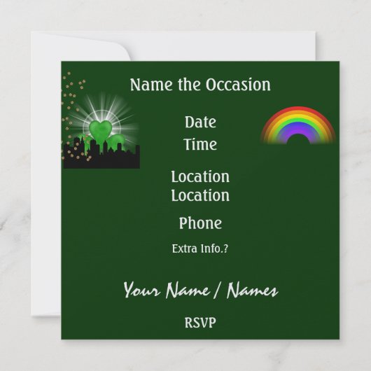 Feest in stijl Bright Lights 3 - SRF Kaart (Achterkant)