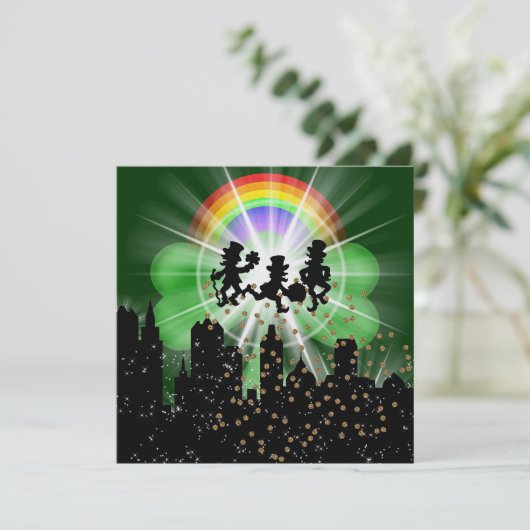 Feest in stijl Bright Lights 3 - SRF Kaart (Staand voorkant)