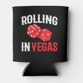 Feest in Vegas Rolling in Las Vegas Blikjeskoeler (Voorkant)