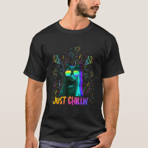 Feest Kat Dj Mixer Feest Dier Kitten T-shirt