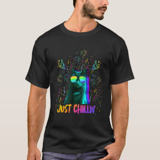 Feest Kat Dj Mixer Feest Dier Kitten T-shirt