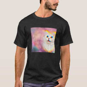 Feest Kat Ruimte Afstands Kat T-shirt