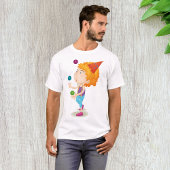 Feest Kind jongleren kleurrijke ballen T-shirt