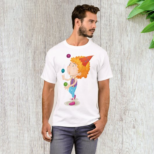 Feest Kind jongleren kleurrijke ballen T-shirt