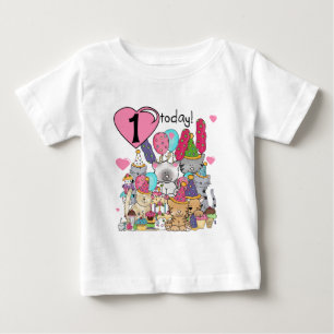Feest Kittens 1e Verjaardag Tshirts en geschenken