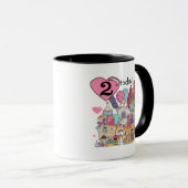 Feest Kittens 2e Verjaardag T-shirts en geschenken Mok (Voorkant rechts)