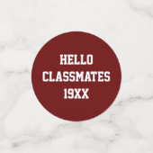 feest! Klasse Reunion tabelconfetti Confetti (Kleine voorkant)