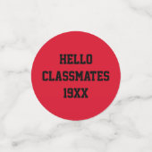 feest! Klasse Reunion tabelconfetti Confetti (Kleine voorkant)