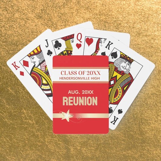 Feest! Klassereünie Pokerkaarten