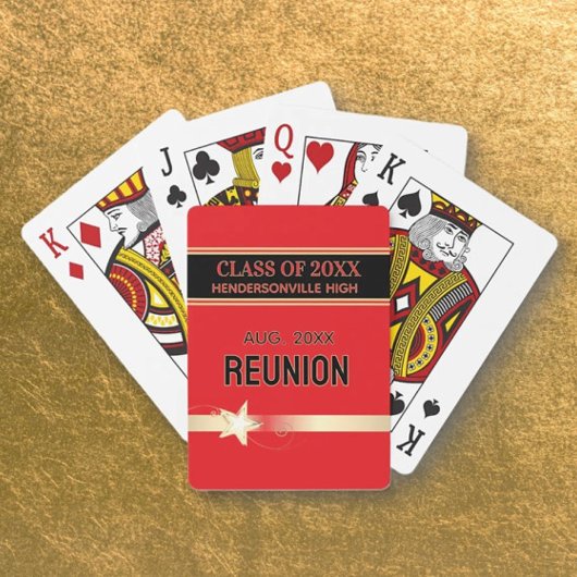 Feest! Klassereünie Pokerkaarten