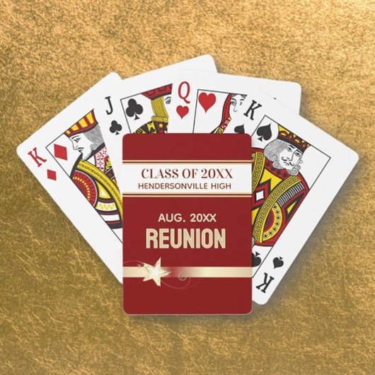 Feest! Klassereünie Pokerkaarten