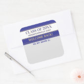 Feest! Klassereünie Welkom Terug Naamlabel sticker (Envelop)