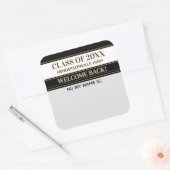 Feest! Klassereünie Welkom Terug Naamlabel sticker (Envelop)