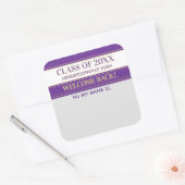 Feest! Klassereünie Welkom Terug Naamlabel sticker (Envelop)