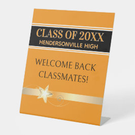 Feest! Klassereünie Welkom terug Reclamebord Met Voetstuk