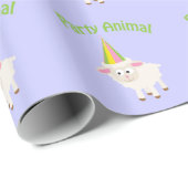 Feest Lamb Cadeaupapier (Rol Hoek)
