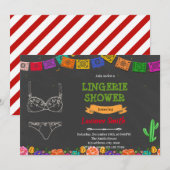Feest lingerie uitnodiging (Voorkant / Achterkant)