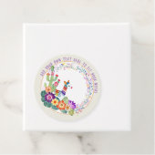 FEest Llama Cactus Bloemen Bedankjes Labels (In situ)