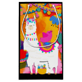 Feest Llama Cinco De Mayo Schattig Verjaardagsfees Klein Cadeauzakje (Achterkant)