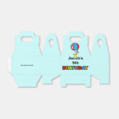 Feest Luchtballon Kinderen Verjaardagsfeestjes Aan Bedankdoosjes (Uitgevouwen)