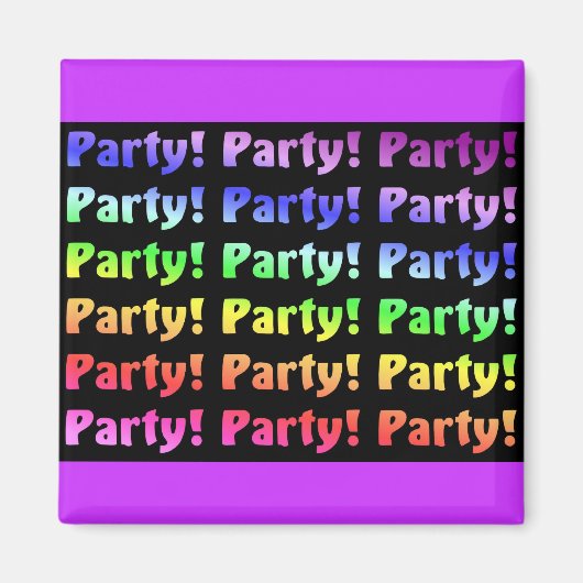 Feest! Magneet (Voorkant)