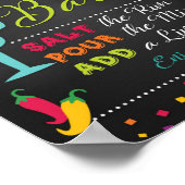 Feest Margarita Bord Poster (Hoek)