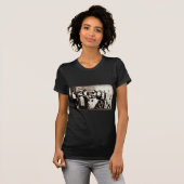 Feest Meisjes Vintage Print T-shirt (Voorkant volledig)