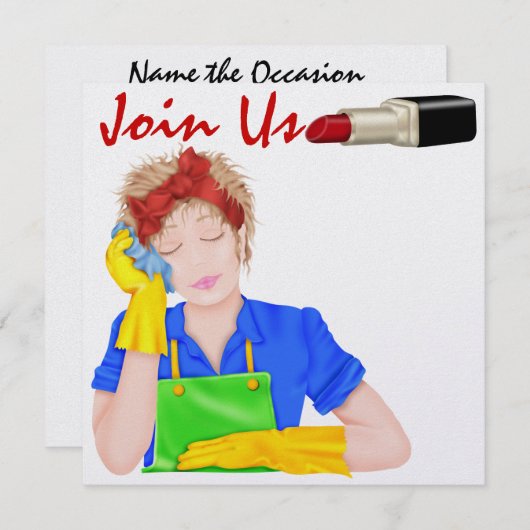 Feest - Meisjesavond uit? - SRF Kaart (Voorkant / Achterkant)