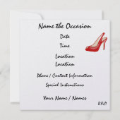 Feest - Meisjesavond uit? - SRF Kaart (Achterkant)