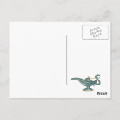 Feest met Arabische Nachten thema Briefkaart (Achterkant)