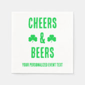 Feest met Cheers and Beers Servet (Voorkant)