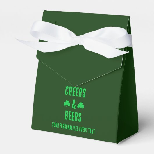 Feest met Cheers en Bier Bedankdoosjes (Voorkant Zijde)