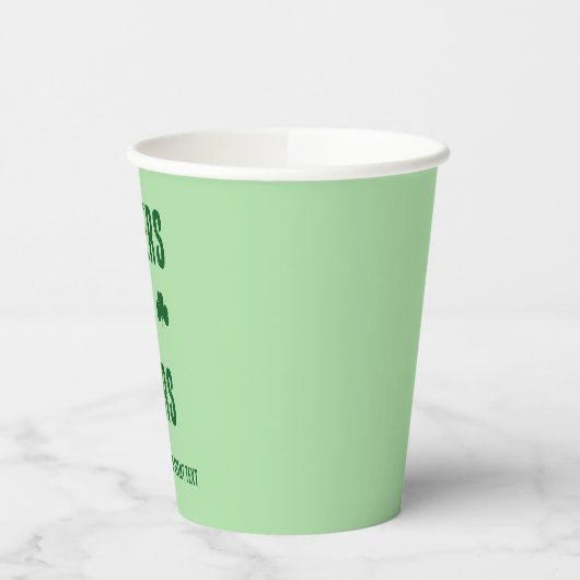 Feest met Cheers en Bier Evenement Papieren Bekers (Links)