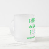 Feest met Cheers en Bier Matglas Koffiemok (Voorkant links)