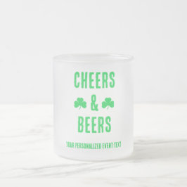 Feest met Cheers en Bier Matglas Koffiemok