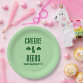 Feest met Cheers en Bier Papieren Bordje (Feest)