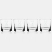 Feest met Cheers en Bier Whisky Glas (Achterkant)