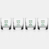Feest met Cheers en Bier Whisky Glas (Voorkant)