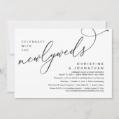 Feest met de Passen getrouwd, romantische bruiloft Kaart (Voorkant)