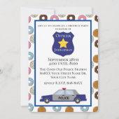 Feest met Donuts voor de Politieagenten Kaart (Voorkant)