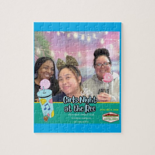 FEest met draaiende camera Legpuzzel (Verticaal)