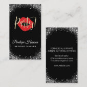 Feest met een kus visitekaartje (Voorkant / Achterkant)