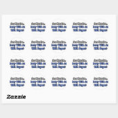 Feest met een NMR-expert Ronde Sticker (Vel)