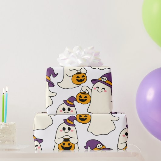 feest met halloweens cadeaupapier (Feestgeschenken)