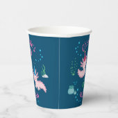 Feest met het Axolotls Verjaardagsfeest Papieren Bekers (Rechts)