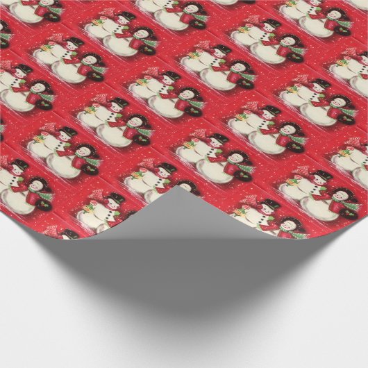 feest met kerst - kerst - feestfeest cadeaupapier (Hoek)