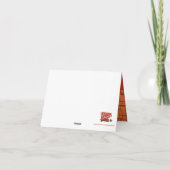 Feest met Mid-Century Modern cocktails ter gelegen Bedankkaart (Achterkant)