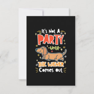 Feest met mijn dashonden bedankkaart