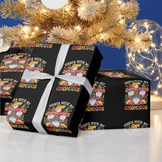 Feest met mijn Gnomigos-kabouter Cinco De Mayo Cadeaupapier (Feestdagen)