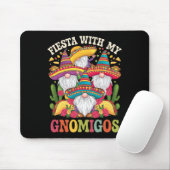 Feest met mijn Gnomigos-kabouter Cinco De Mayo Muismat (Met muis)